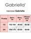 Чулки с поясом Gabriella Silvana 20 den черные 3/4