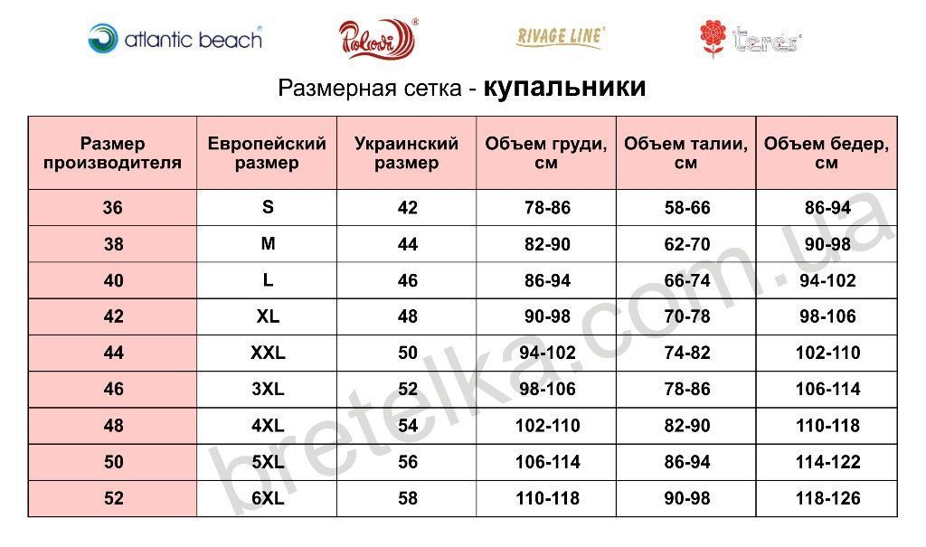 Купальник&nbsp;Atlantic Beach&nbsp;32489 синий размер 40