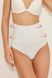 Утягивающие трусы высокие бесшовные белые с утяжкой живота Emay 2039 L/XL