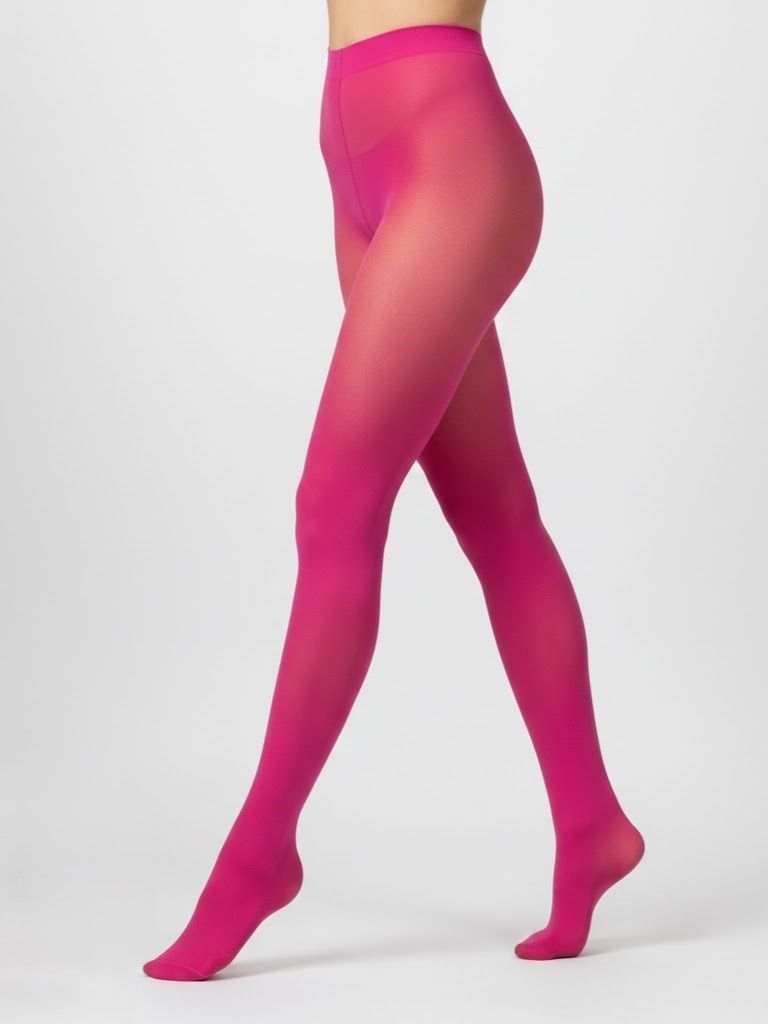 Кольорові колготки з мікрофібри 30den Lores Concorde fuxia рожевий 4