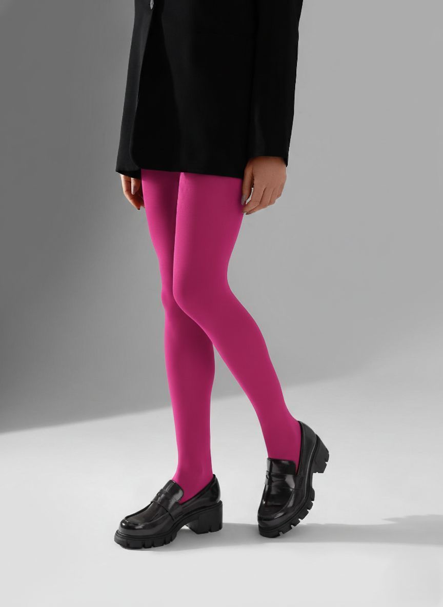 Колготки цветные матовые 60 den Marilyn Micro fuchsia розовый 2