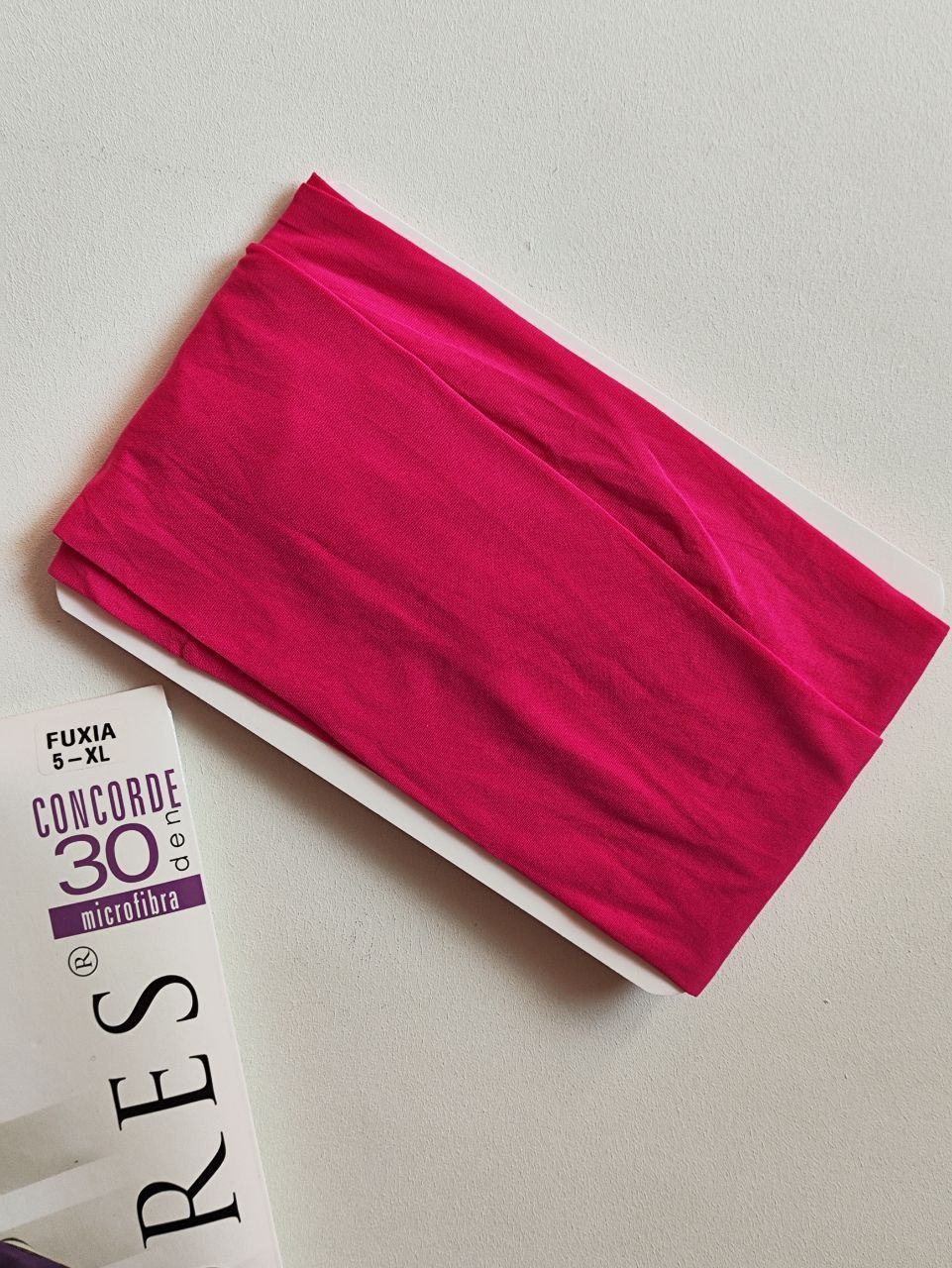 Кольорові колготки з мікрофібри 30den Lores Concorde fuxia рожевий 4