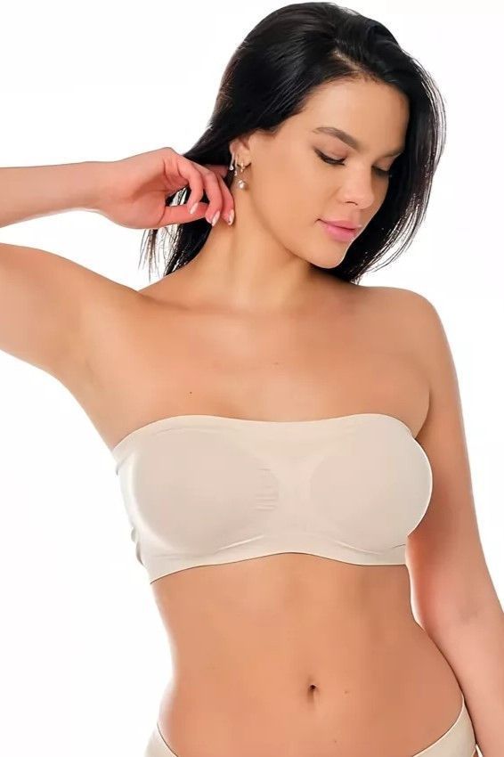 Бюстгальтер топ бандо бежевый Form Angel 5314 S/M