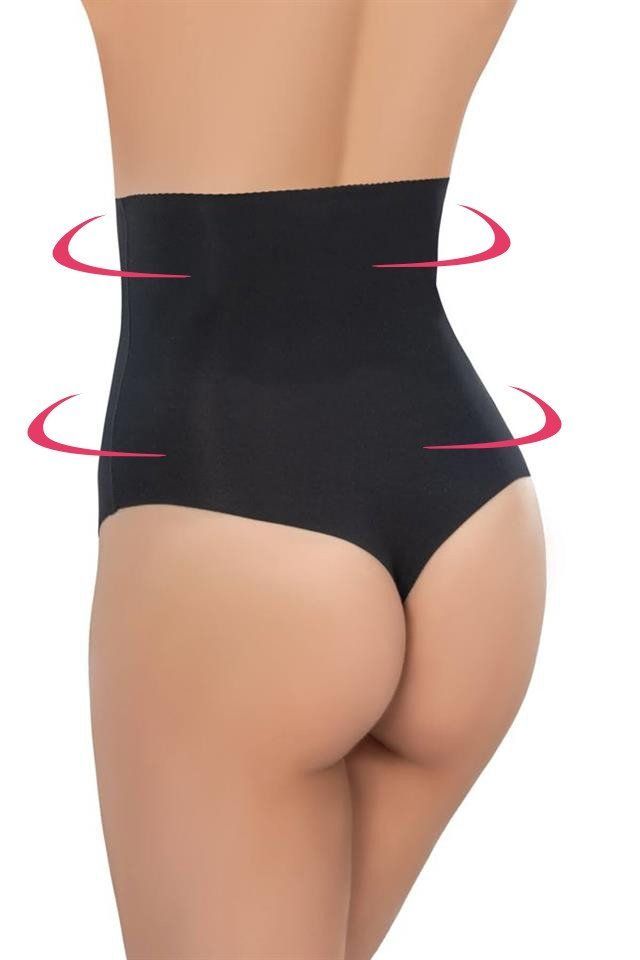 Стягуючі стрінги високі безшовні чорні Emay Magic Intimates 2720 XL
