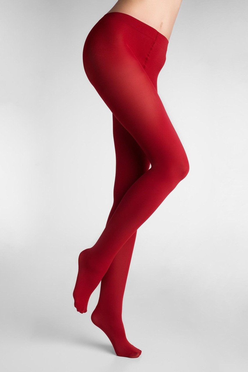 Колготки кольорові матові 60 den Marilyn Micro червоні 4