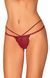 Стринги бордові Obsessive Ivetta S/M