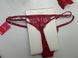 Стринги бордові Obsessive Ivetta S/M