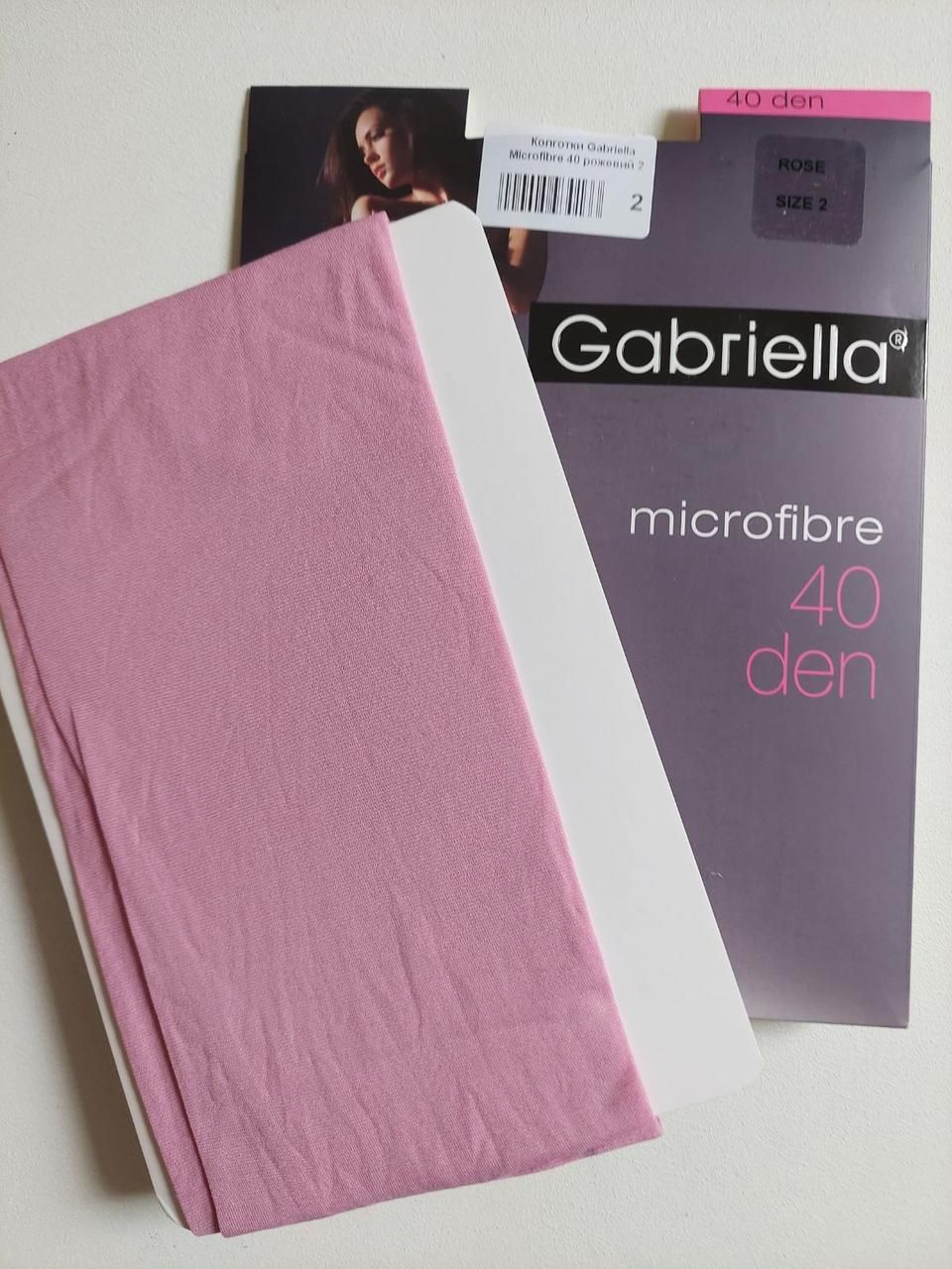 Колготки цветные Gabriella Microfibre 40 den розовый 5