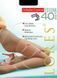 Антицеллюлитные колготки утягивающие 40 den Lores Estera черные 3