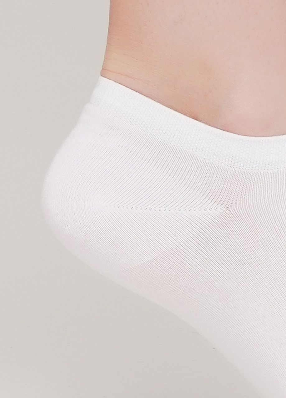 Женские короткие носки из хлопка белые Giulia WS1 Classic (2 пари) 36-40