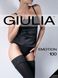 Чулки плотные Giulia Emotion 100 den черные 3/4