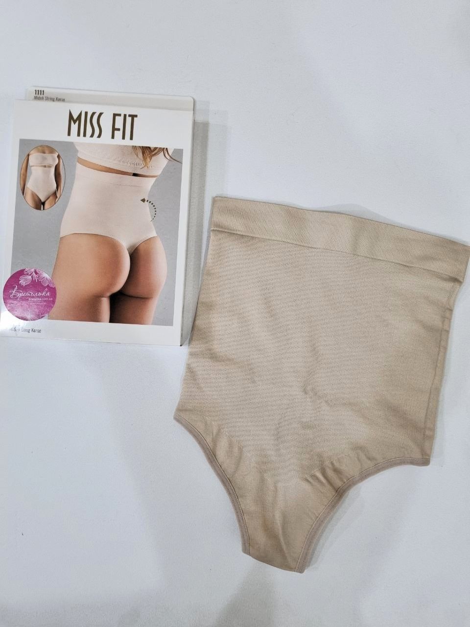 Стягуючі стрінги бежеві Miss Fit 1111 XL/XXL