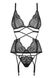 Чорний Корсет Obsessive Mixty corset S/M