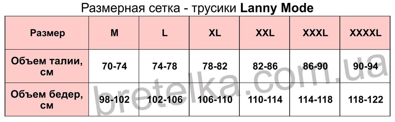 Женские трусы для утяжки живота кофейные Lanny Mode 5119 L