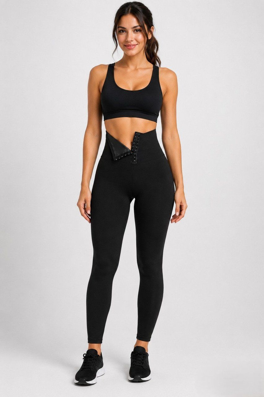 Лосины утягивающие с корсетом Form Angel 5520 черный L/XL