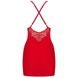 Красивая ночная сорочка красная Obsessive 828 S/M