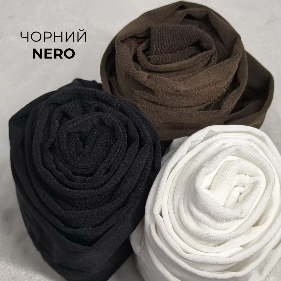 Колготки плотные с сатиновым блеском 100 den Lores Lucido nero черный 4