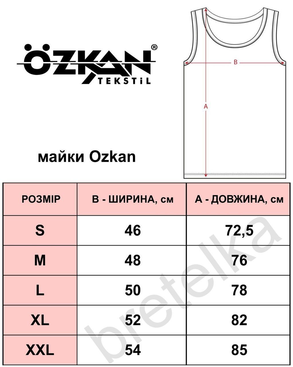 Майка чоловіча 100% бавовна Ozkan 0113 сіра L