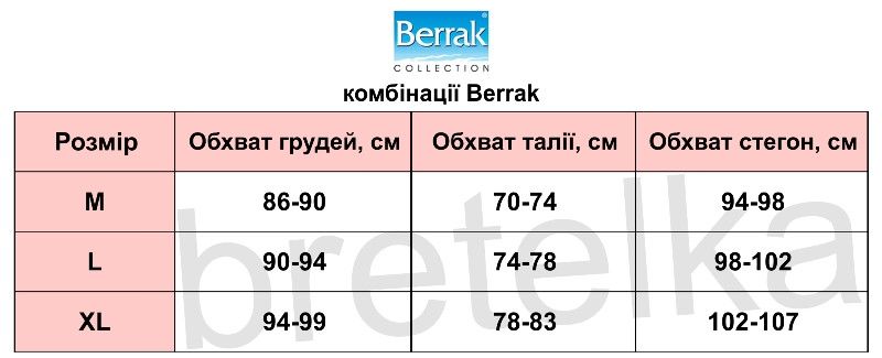 Комбинация под платье Berrak 11001 черный M