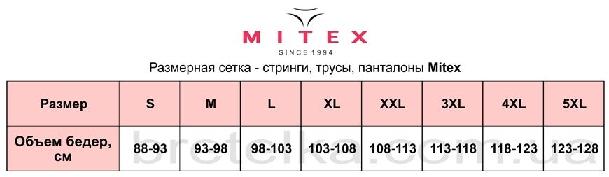 Стрінги з утяжкой живота високі бежеві Mitex IGA Польща S