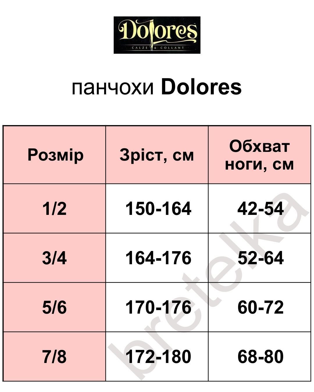 Чулки большого размера на силиконе 20 den Dolores Nicole черные 5/6