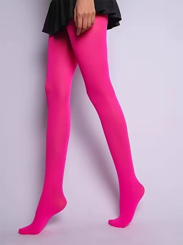Цветные колготки из микрофибры 60 den Lores Concorde fuxia розовый 4