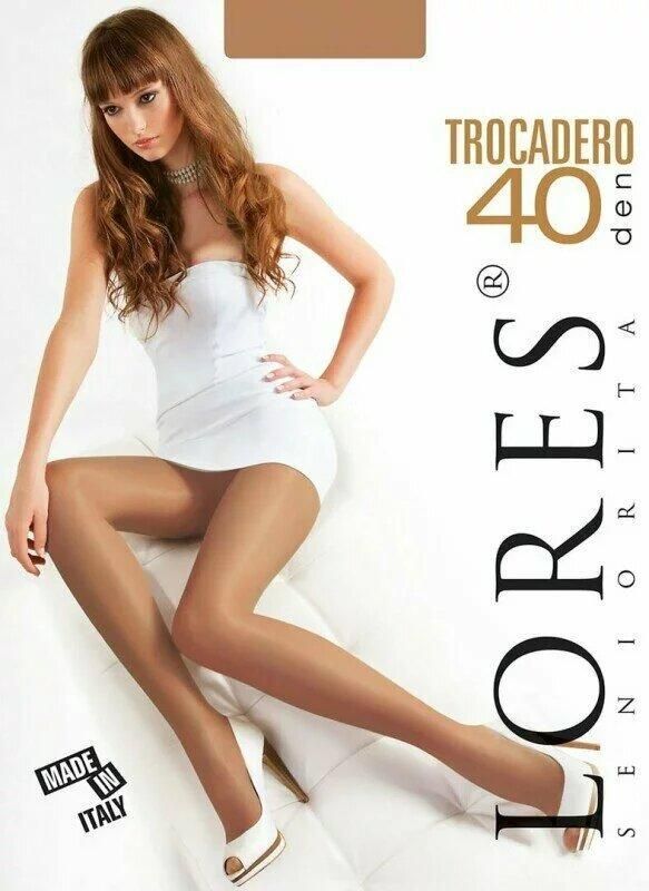 Колготки 40 den Lores Trocadero visone телесные 3