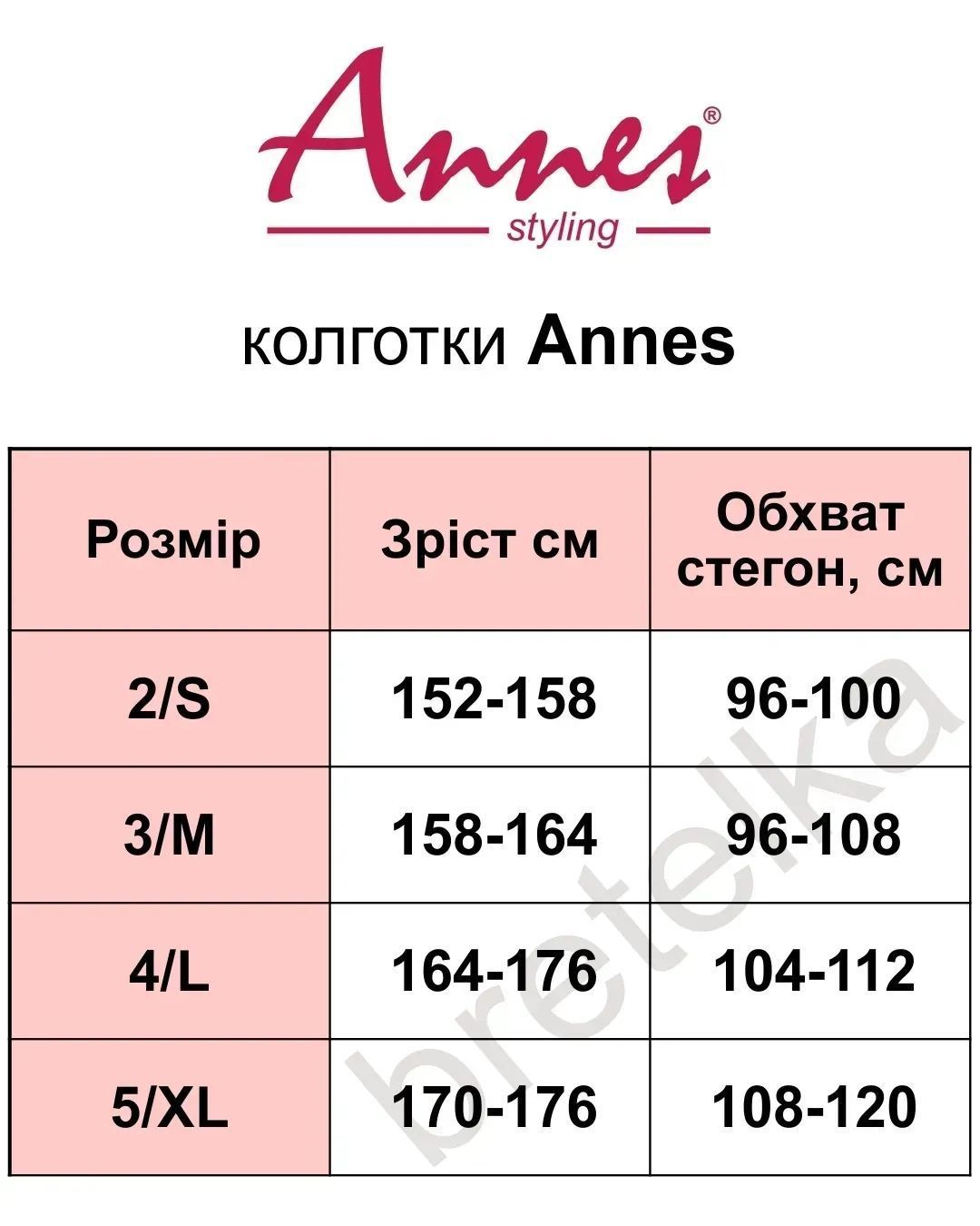 Колготки великого розміру дрібна сітка Annes Shakira Rete чорні 5/6