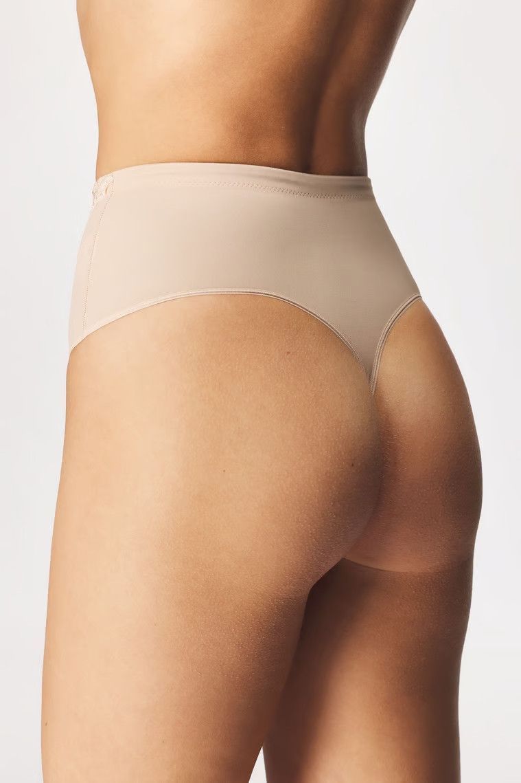 Стринги с утяжкой живота бежевые Eldar Vena XXL