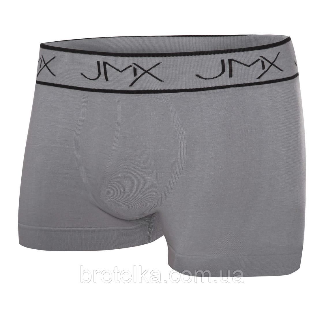 Чоловічі труси-боксери безшовні сірі Julimex Carbon